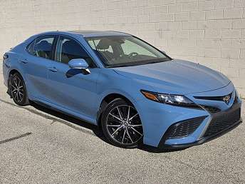 Blue Toyota Camry Sedan 2024