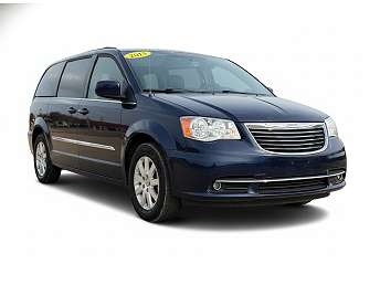 Blue Town & Country Minivan 2015