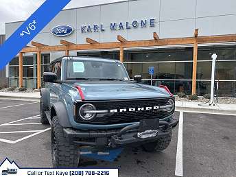 Blue Ford Bronco SUV 2021