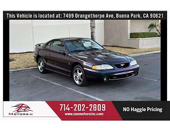 Purple Ford Mustang Cobra 1996
