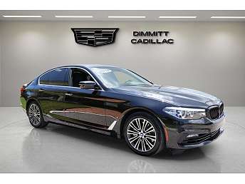 Black BMW 5 Series Sedan 2018