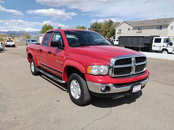 Red Dodge Ram 1500 Pickup 2005
