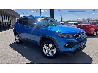 Blue Jeep Compass SUV 2022