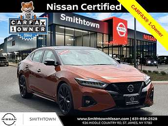 Orange Nissan Maxima Sedan 2021