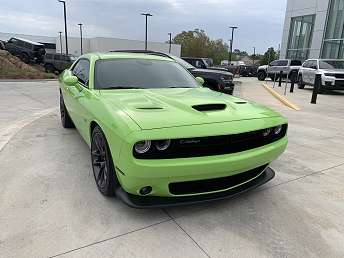 Green Dodge Challenger Coupe 2023