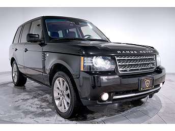 Black Range Rover SUV 2012