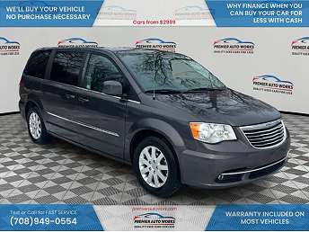 Gray Town & Country Minivan 2015