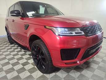 Red Land Rover Range Rover Sport SUV 2021