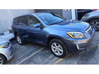 Blue Toyota RAV4 EV 2014