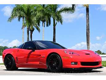 Red Chevrolet Corvette Z06 2011