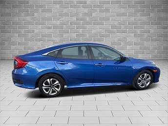 Blue Honda Civic Sedan 2017