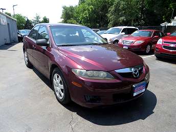 Burgundy Mazda Mazda6 i 2006