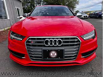 Red Audi S7 Hatchback 2018