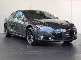 Gray Tesla Model S Sedan 2014
