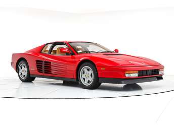 Red Ferrari Testarossa Coupe 1990