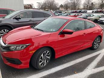 Red Honda Civic LX-P 2016
