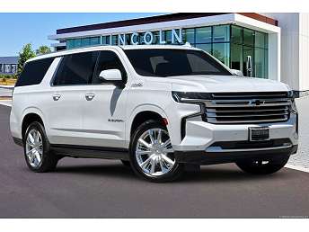 White Chevrolet Suburban SUV 2022