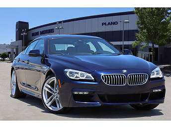 Blue BMW 6 Series Sedan 2016