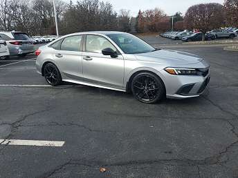 Silver Honda Civic Sport 2023