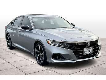 Silver Honda Accord Sedan 2021