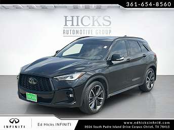 KARPAL Front Upper Mesh Grille For 2019-2023 Infiniti QX50 – Glossy Black With Chrome Accents (Fits Camera Models)