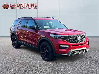 Red Ford Explorer SUV 2023