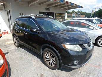 Black Nissan Rogue SL 2014