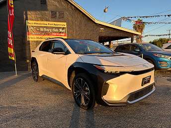 White Toyota bZ4X SUV 2023
