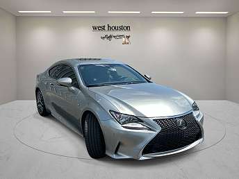 Silver Lexus RC Coupe 2018