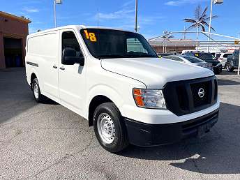White Nissan NV Van 2018