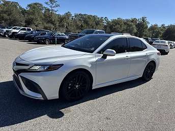 White Toyota Camry Sedan 2021