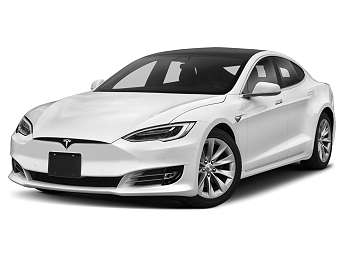 White Tesla Model S Sedan 2017