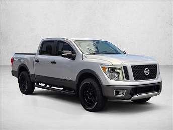 Silver Nissan Titan PRO-4X 2019