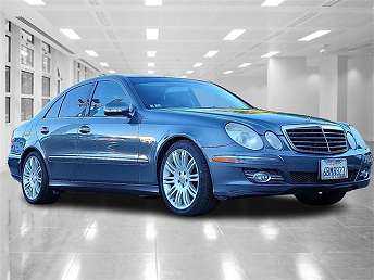Blue Mercedes-Benz E-Class Sedan 2008