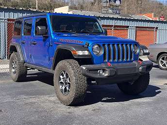 Blue Jeep Wrangler SUV 2021