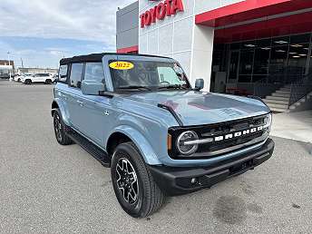Blue Ford Bronco SUV 2022