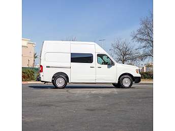 White Nissan NV Van 2016