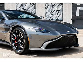 Silver Aston Martin V8 Vantage Coupe 2019
