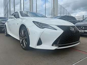White Lexus RC Coupe 2021