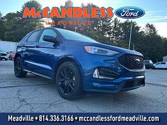 Blue Ford Edge ST Line 2022