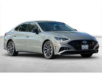 Gray Hyundai Sonata Sedan 2020