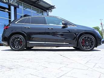 Black Mercedes-Benz EQE SUV 2024