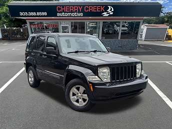 Black Jeep Liberty SUV 2012