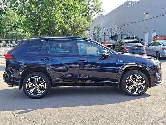 Blue Toyota RAV4 SUV 2022