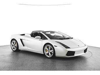 White Lamborghini Gallardo Convertible 2008