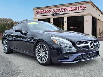 Black Mercedes-Benz SLC Convertible 2017