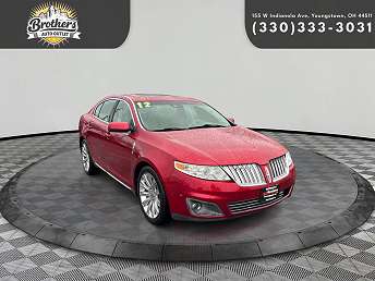 Red Lincoln MKS Sedan 2012