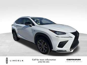White Lexus NX 300 2021