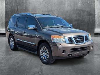 Brown Nissan Armada Platinum Edition 2015