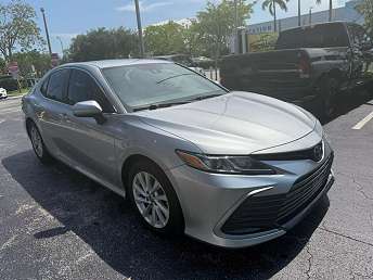 Silver Toyota Camry LE 2021